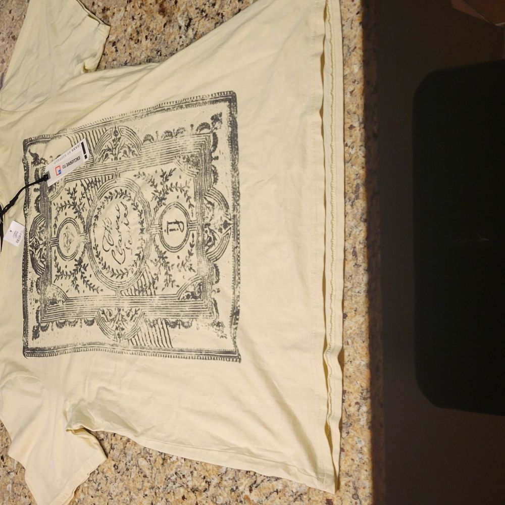 Cream Graphic T-Shirt